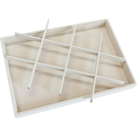 Velvet Jewelry Organizer Stackable Earrings Organizer 12 Grid Bracelet Organizer - Picture 4 of 7